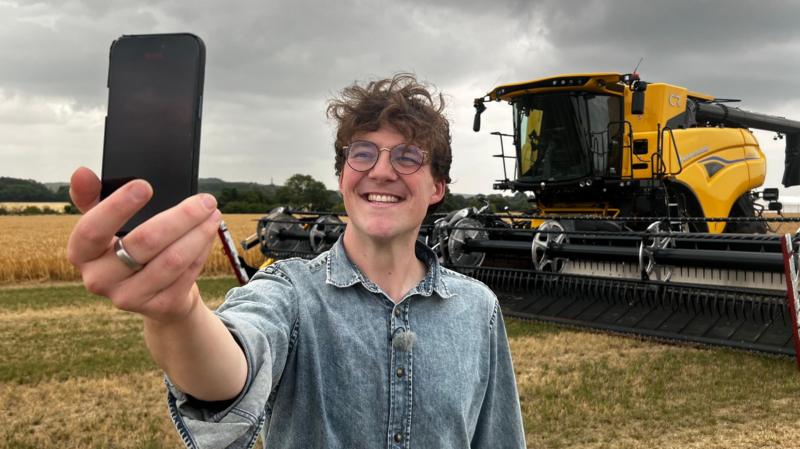 Live from the harvest: the farm social media stars