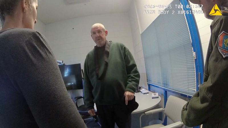 Newly-released video shows Peter Falconio's killer questioned