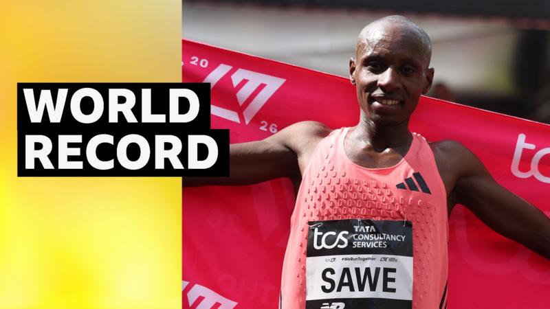Sawe runs sub-two-hour marathon in London