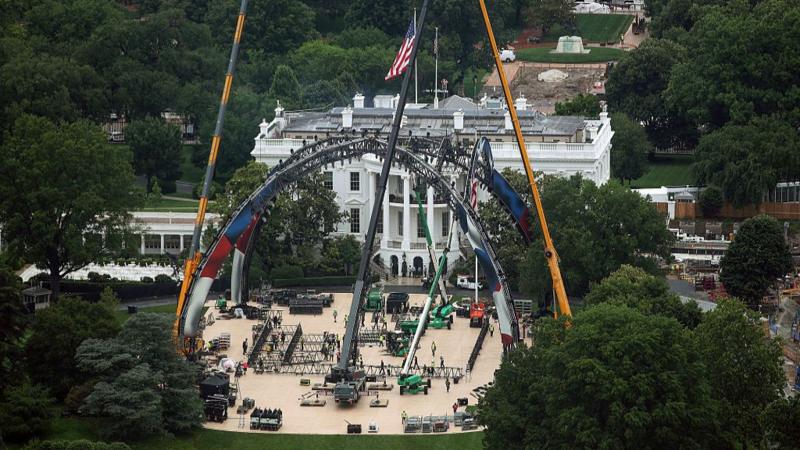 White House erects UFC cage ahead of US 250th anniversary celebrations
