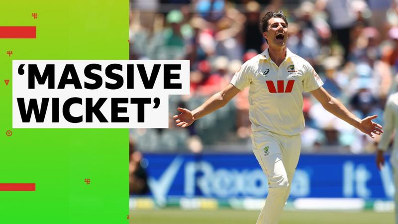 'Give Australia the urn' - England in trouble as Cummins removes Root