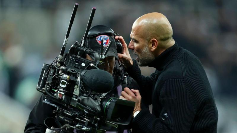 Guardiola 'embarrassed and ashamed' after cameraman incident
