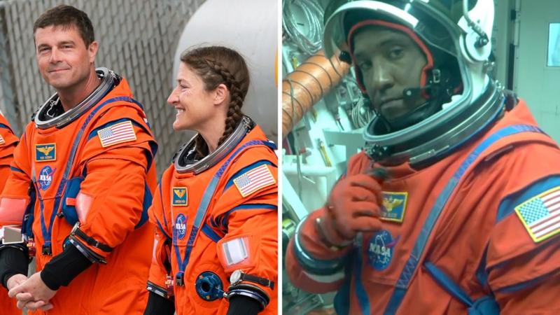 Suited up and ready to go: Watch the Artemis crew's journey to launch