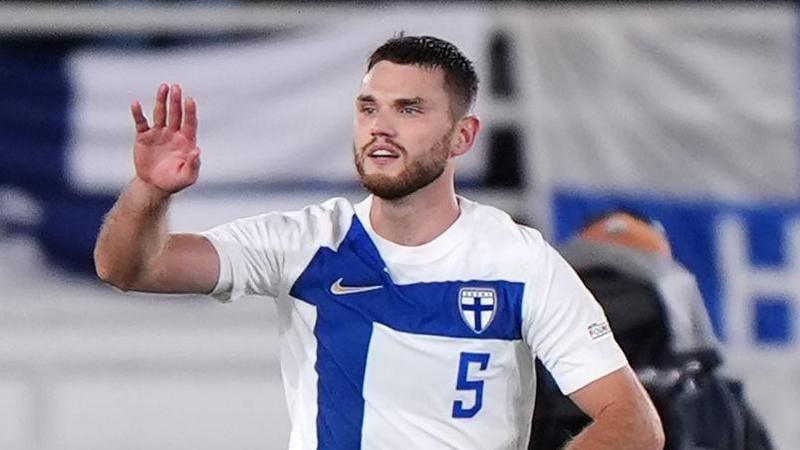 Arttu Hoskonen in action for Finland