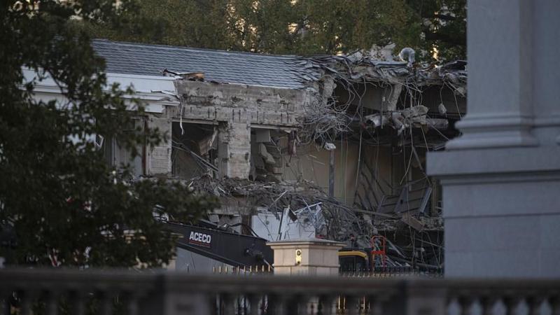 Trump says White House renovation is 'music to my ears' as criticism mounts