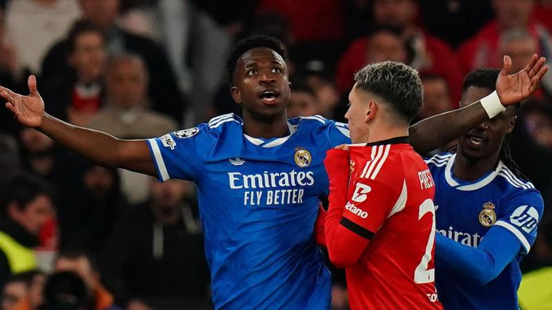Benfica's Prestianni gets provisional one-match ban after Vinicius incident