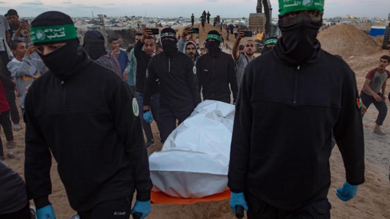 Israel receives coffins Hamas says contain two Gaza hostages' bodies