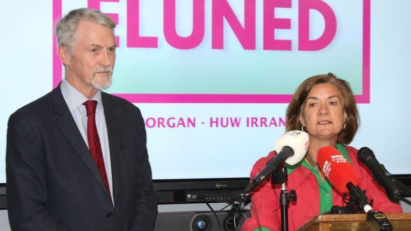 Eluned Morgn and Huw Irranca-Davies at the Royal Welsh Show