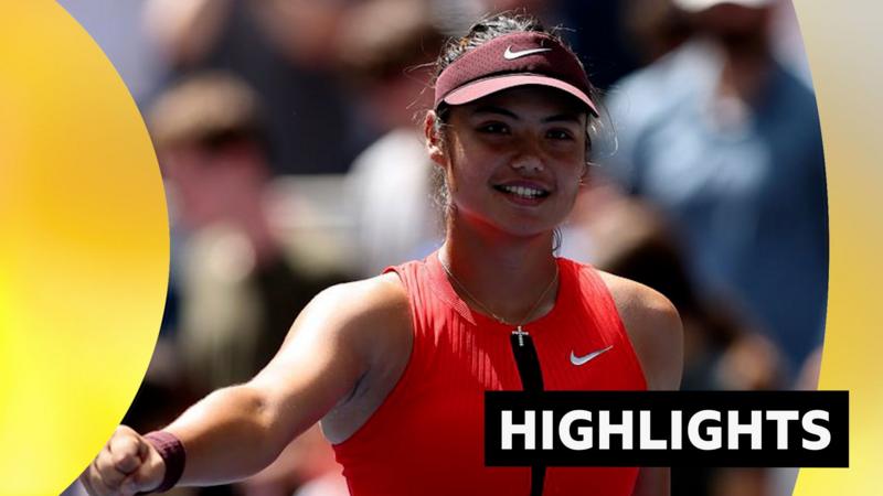 Raducanu earns first win at US Open since 2021 title