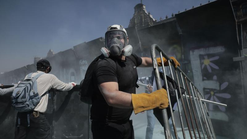 Thousands protest against government in Mexico over violent crime