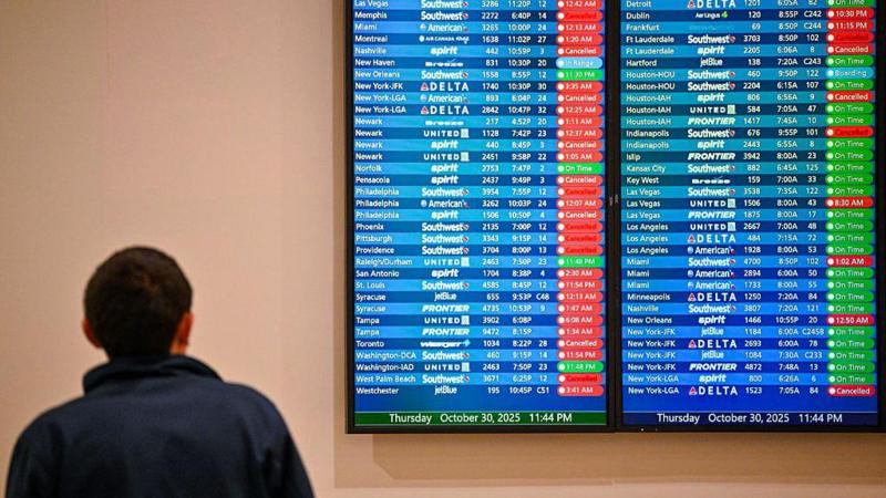Staff shortages from government shutdown cause delays at US airports
