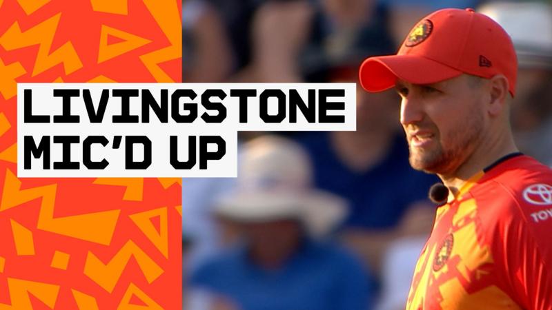 Watch: Mic'd up Livingstone captains team in real time