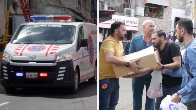 Panic attacks and fractures - Venezuela hospital treats earthquake victims