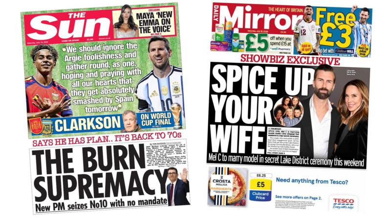 The Papers: 'The Burn supremacy' and 'Spice up your wife'