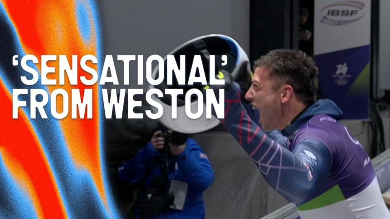 Team GB's Weston leads the skeleton pack