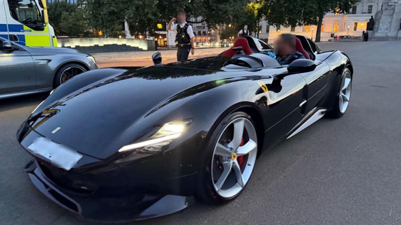 Rare £3.7m Ferrari seized in police crackdown