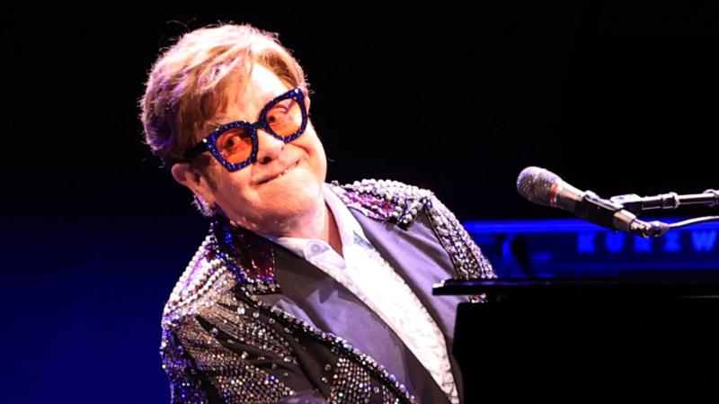 Elton John's hits album finally goes to number one - BBC News