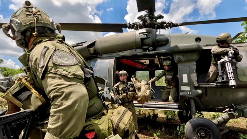 Watch: BBC joins Colombian commandos fighting 'never-ending battle' against drug gangs