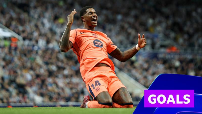 Rashford's Stunning Double Propels Barcelona to Victory Over Newcastle