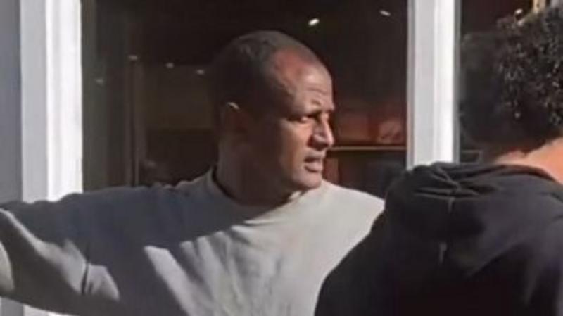Watch: Video appears to show asylum seeker after accidental release from prison