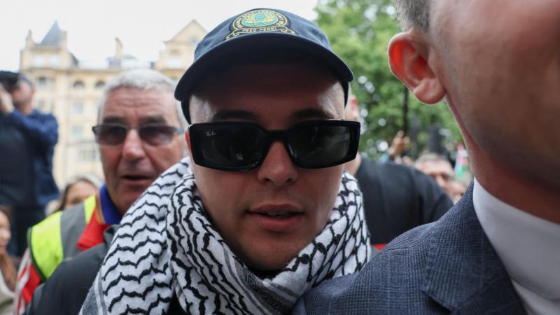 Kneecap rapper arrives in court over terror charge