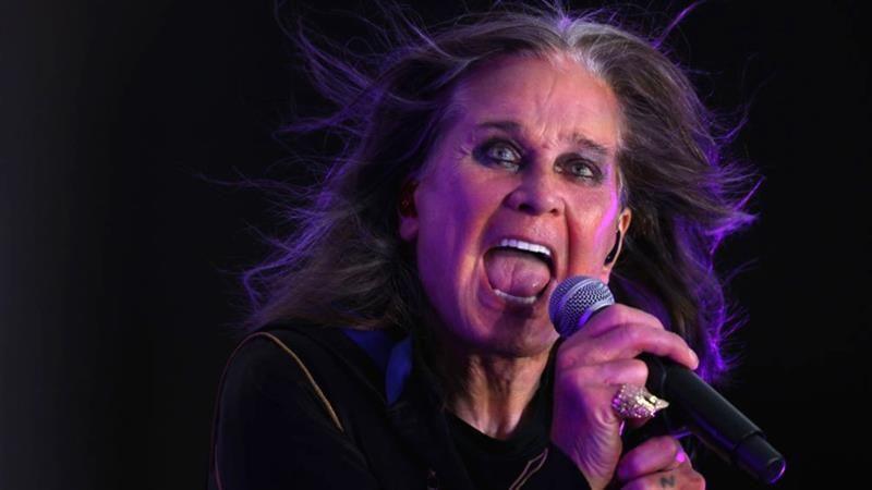 Ozzy Osbourne performs 