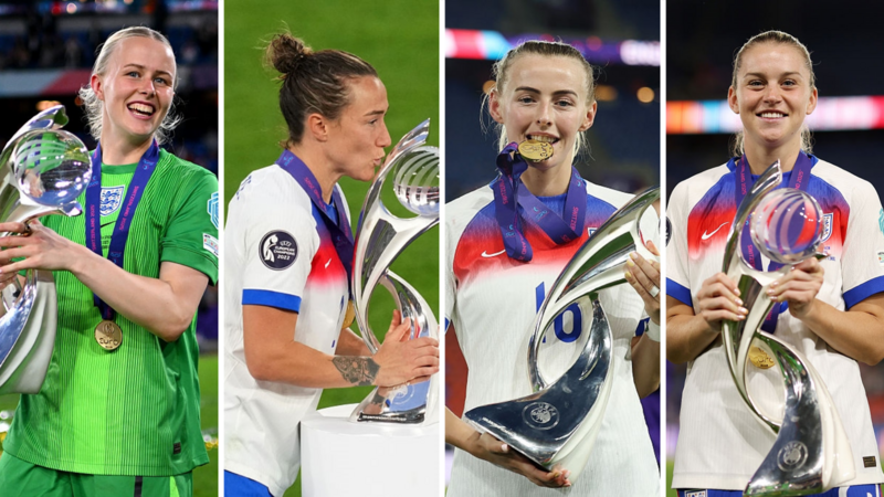 Four Lionesses Star in Euro 2025 Tournament Dream Team!