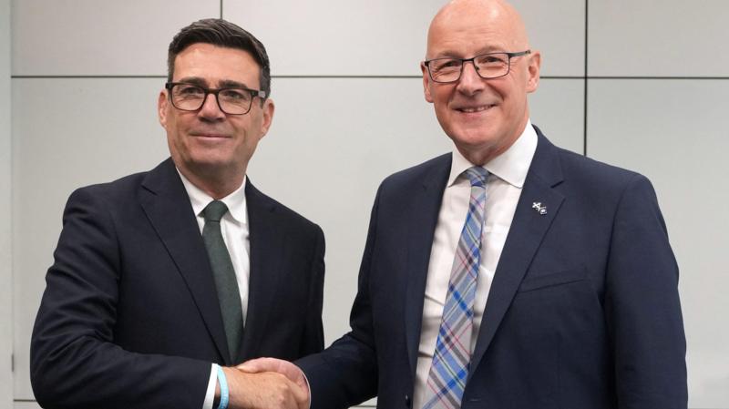 Burnham tells Swinney independence is 'off limits' at Glasgow Commonwealth Games meeting