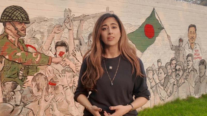 BBC at memorial for Gen Z protesters after landmark election in Bangladesh