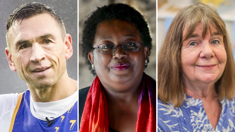 Rugby star Sinfield and authors Blackman and Donaldson lead honours list
