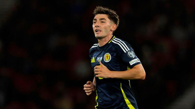 Scotland midfielder Billy Gilmour