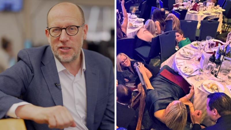 'Are they gunshots?' BBC correspondent's minute-by-minute account of dinner shooting