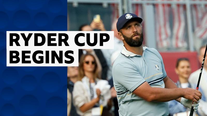 Rahm booed on first tee as Ryder Cup begins