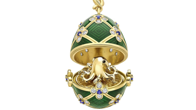Man charged with theft over claims he swallowed $19k Fabergé egg pendant