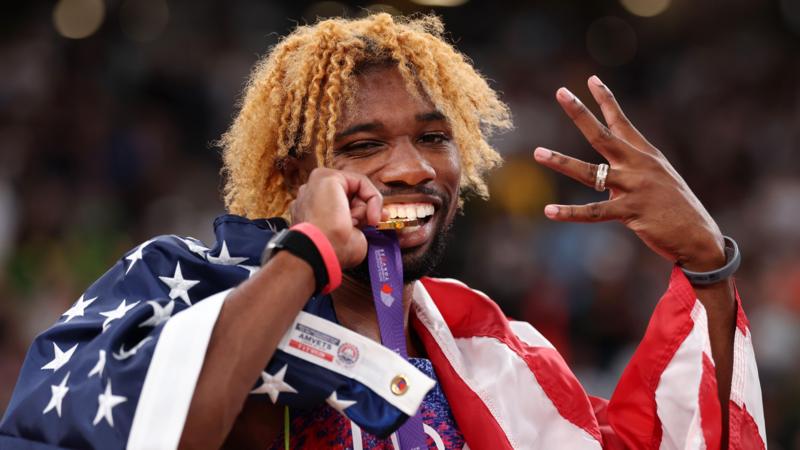 Lyles makes new 'joyous moments' in Tokyo with 200m triumph
