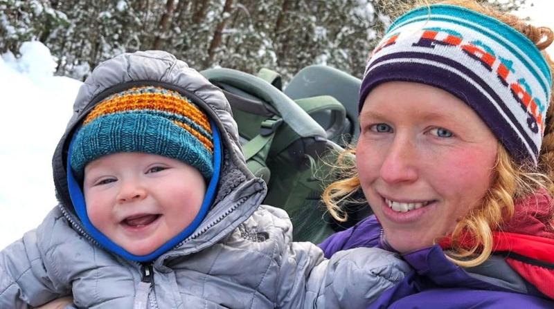 'I love the look on his face' - The mum who takes her baby on wilderness adventures