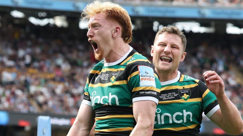 Northampton beat Exeter to win Prem Rugby title
