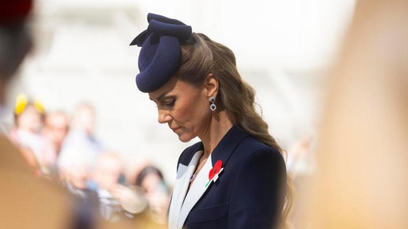 Princess Catherine pays tribute to war dead of Australia and New Zealand