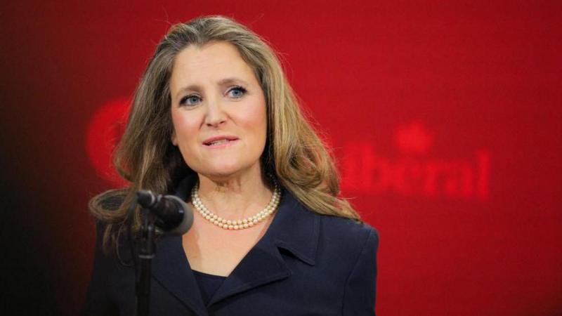 Canada's Chrystia Freeland quits cabinet to become Ukraine envoy