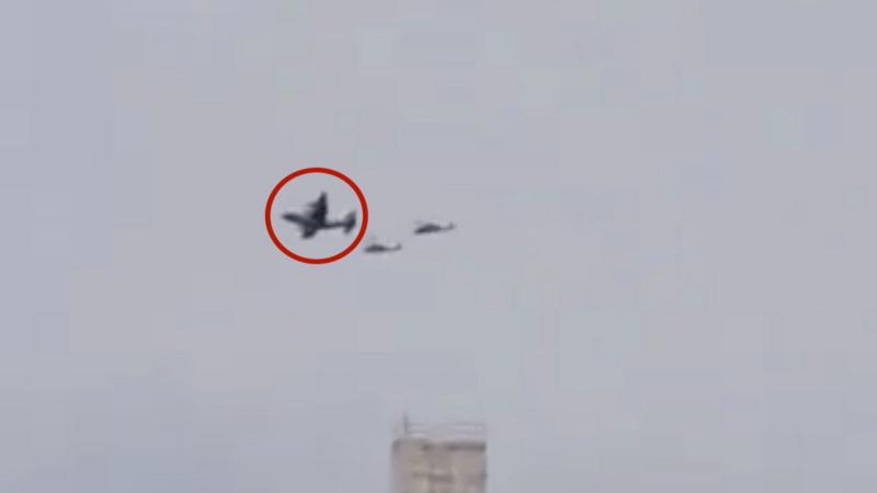 Video appears to show US plane and search and rescue helicopters over southern Iran
