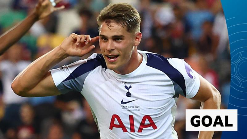 Spurs Take Lead: Van de Ven Scores Against PSG in Super Cup