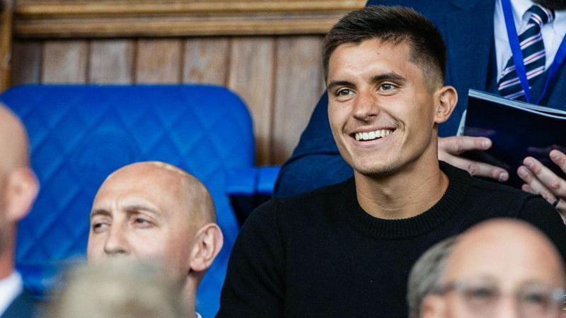 Rangers midfielder Vanja Dragojevic