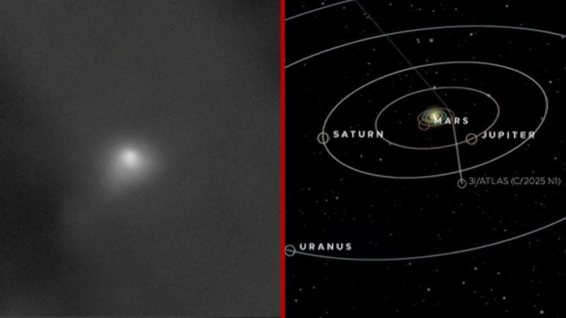 Watch: Nasa releases new images of interstellar comet 3I/ATLAS