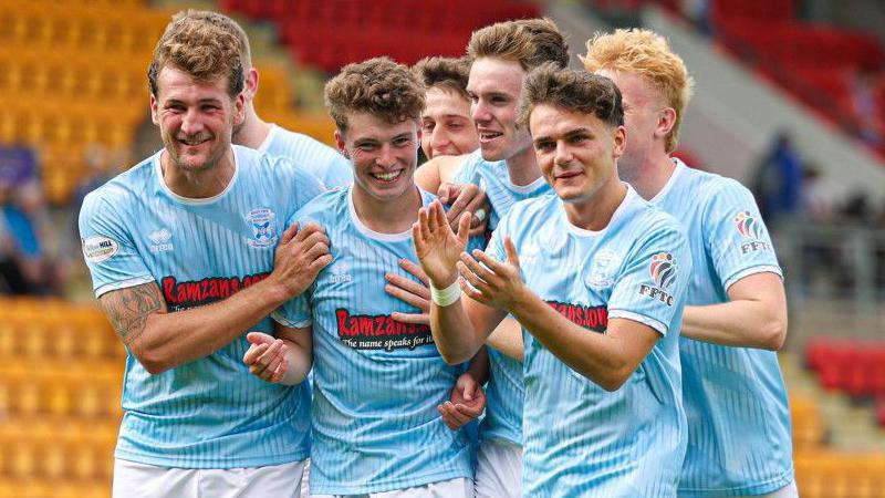 East Fife celebrate