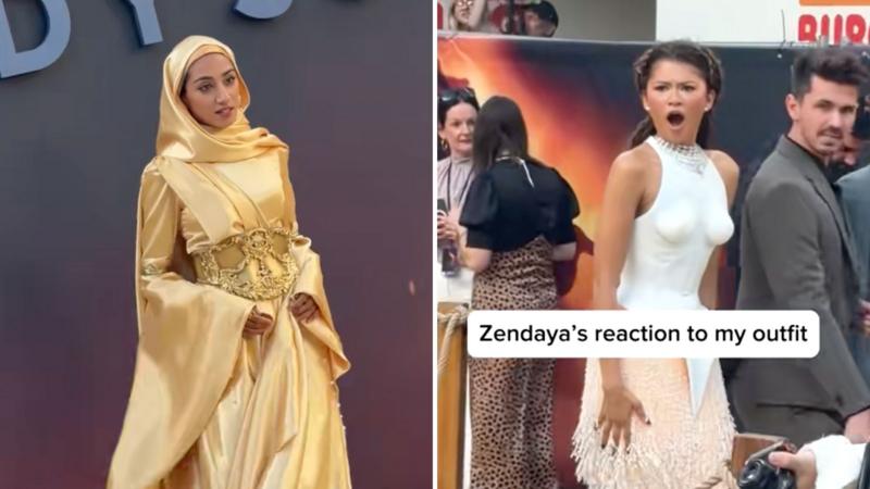 Zendaya saw me on the red carpet and her jaw dropped - I'm still in shock