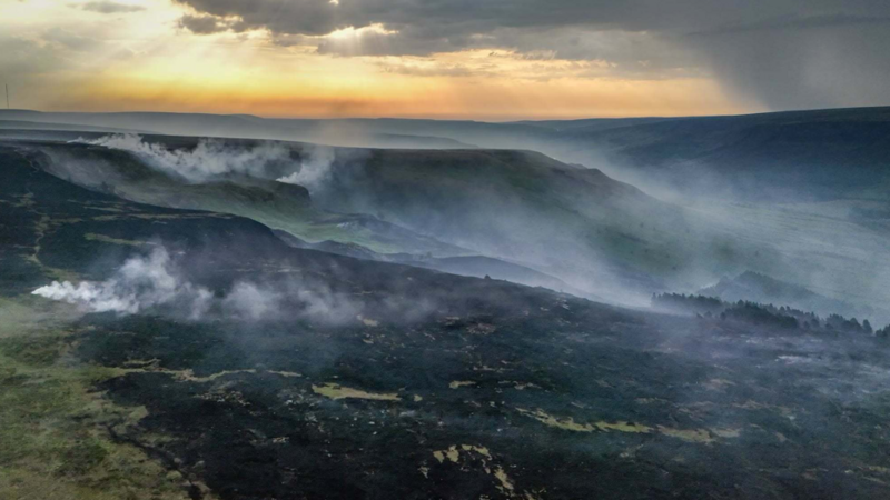 'Exceptional' wildfire risk for parts of UK as heat health alerts issued