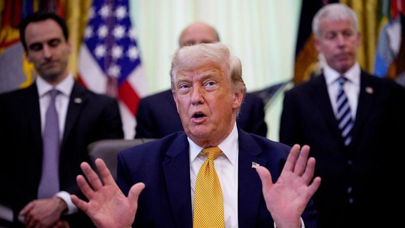 Trump threatens 100% tariff on European nations over tech tax