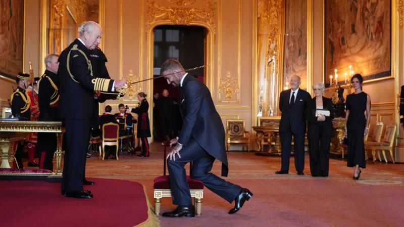 Arise, Sir David - Beckham receives knighthood
