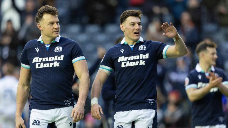 Jack Dempsey (left) and Tom Jordan come into the Scotland XV, having been replacements in the win over Italy