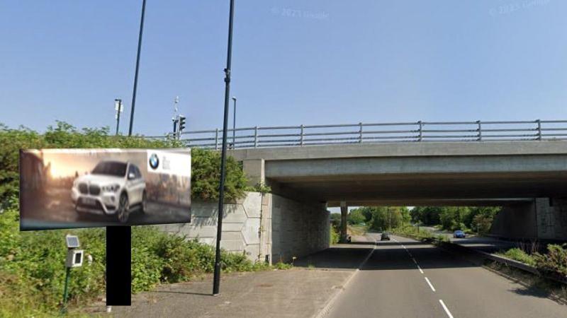 Image of what the new screen by the A444 at Leaf Lane would look like 